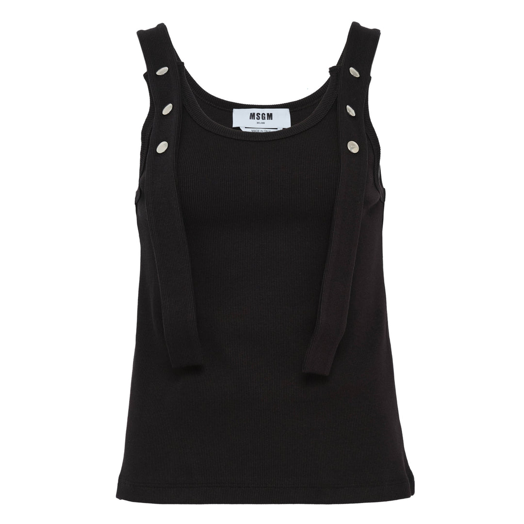 Button Strap Tank Top