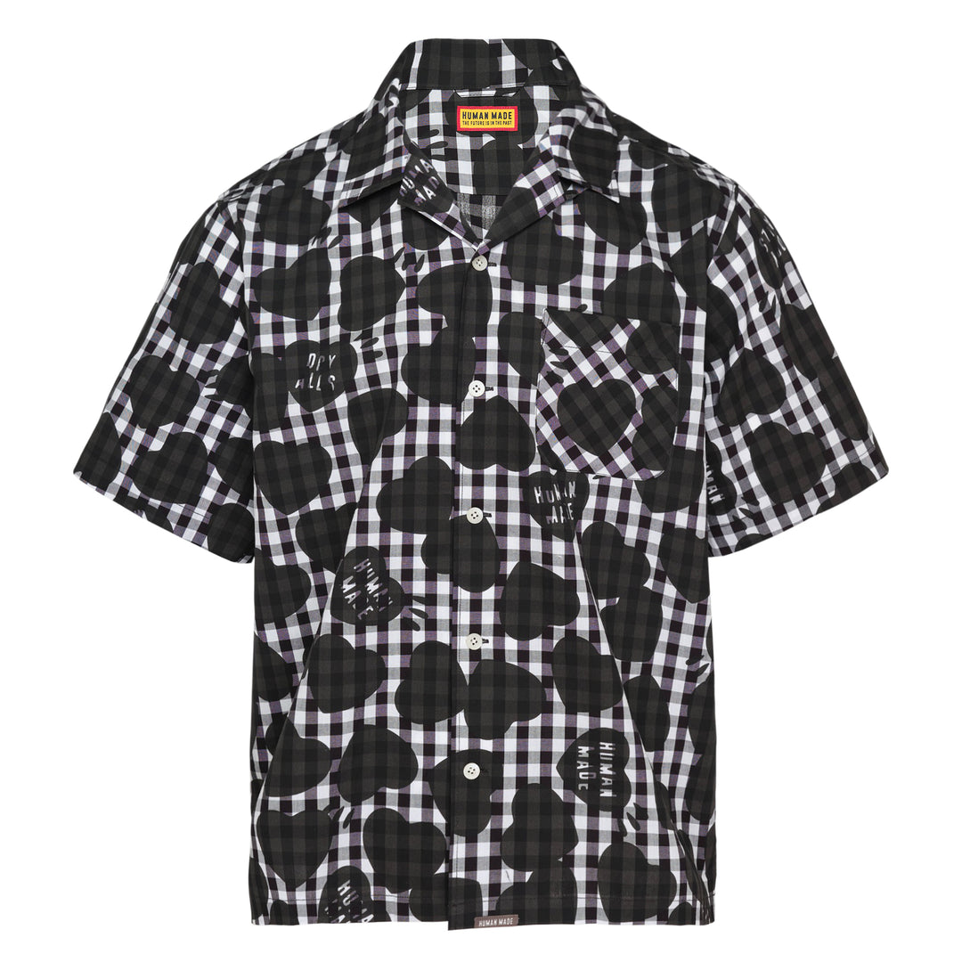 Heart Gingham Check Short Sleeve Shirt
