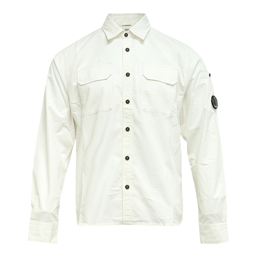 C.P. Company Organic Gabardine Long Sleeve Shirt – Available at Club 21, Official Retailer in Singapore, Malaysia & Thailand with Global Shipping Online