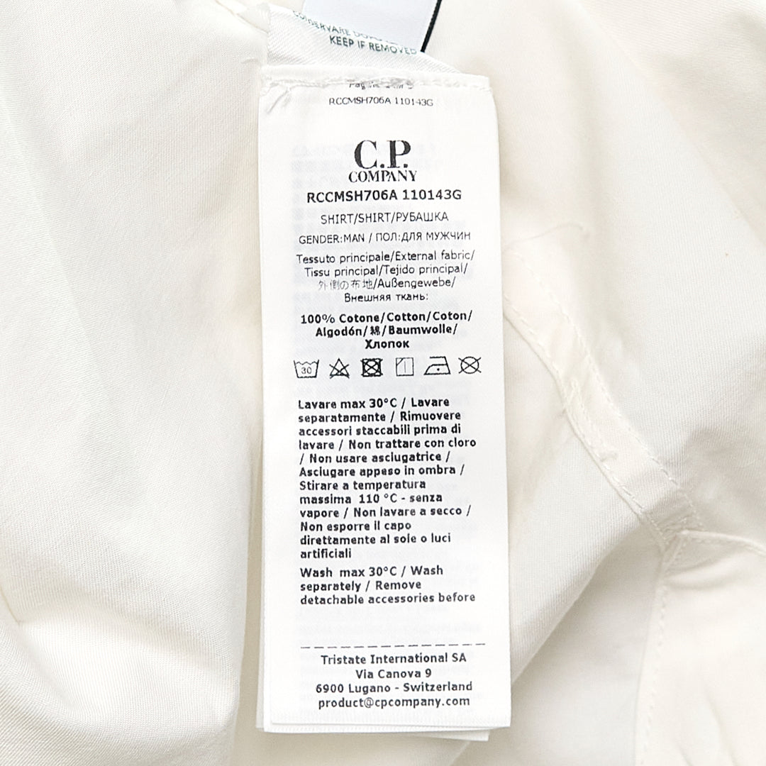 C.P. Company Organic Gabardine Long Sleeve Shirt – Available at Club 21, Official Retailer in Singapore, Malaysia & Thailand with Global Shipping Online