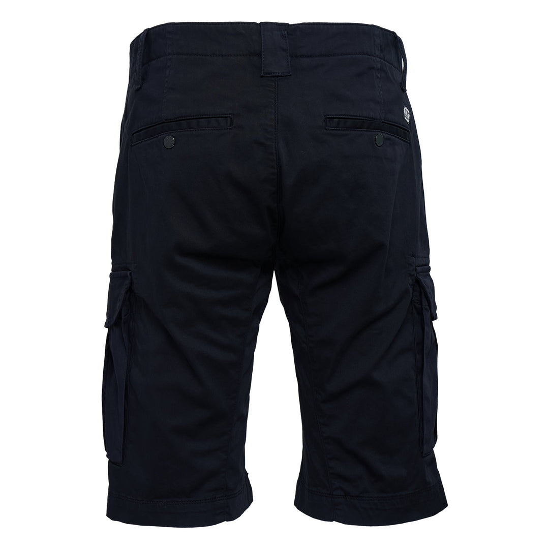 Stretch Sateen Cargo Lens Shorts