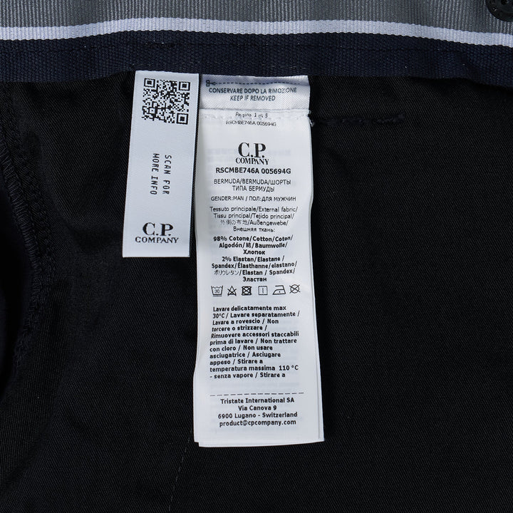 Stretch Sateen Cargo Lens Shorts