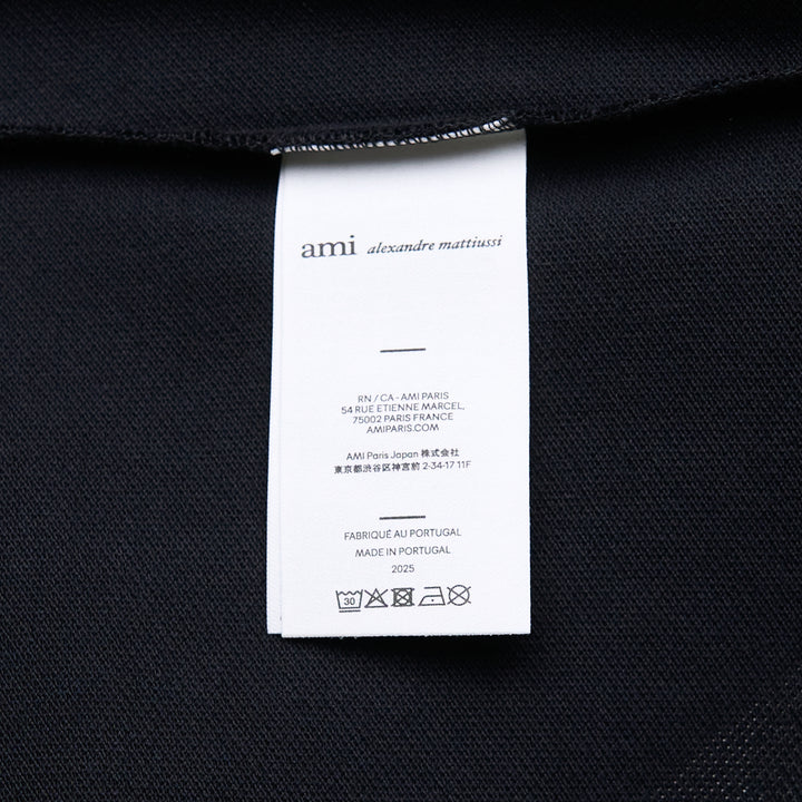 AMI Contrasted Ami De Coeur Polo – Available at Club 21, Official Retailer in Singapore, Malaysia & Thailand with Global Shipping Online