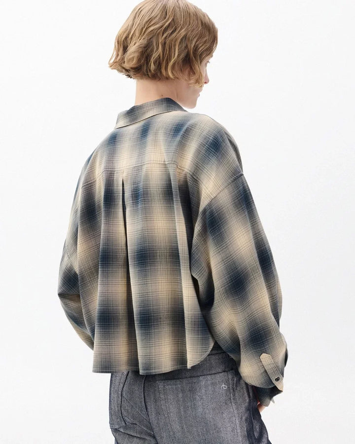 Marin Cropped Plaid Shirt