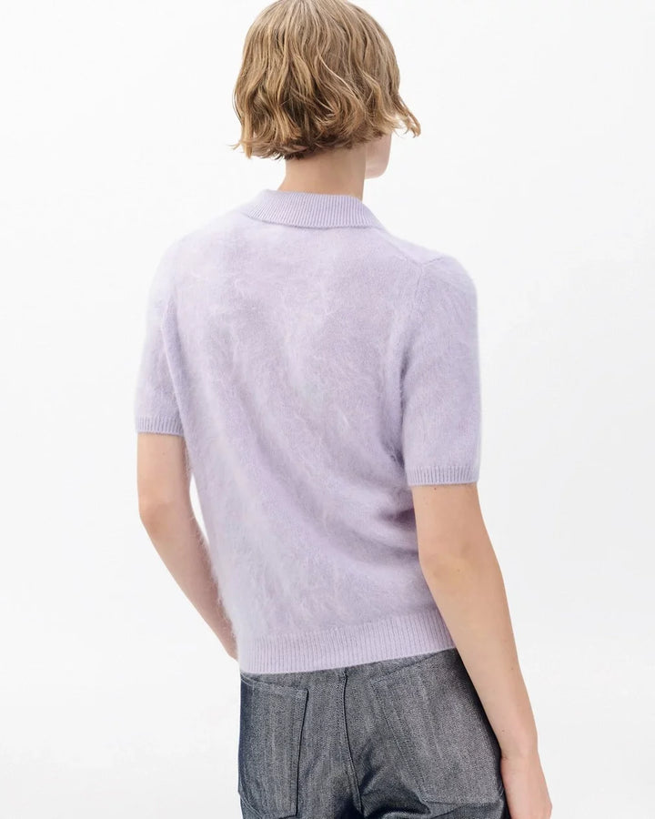 Jada Brushed Cashmere Polo