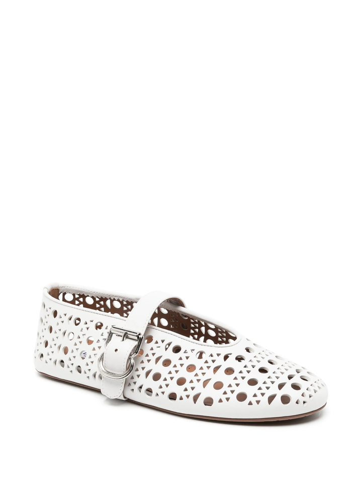 Ballet Flats Lambskin Perforated
