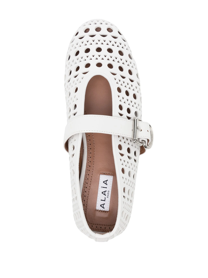 Ballet Flats Lambskin Perforated