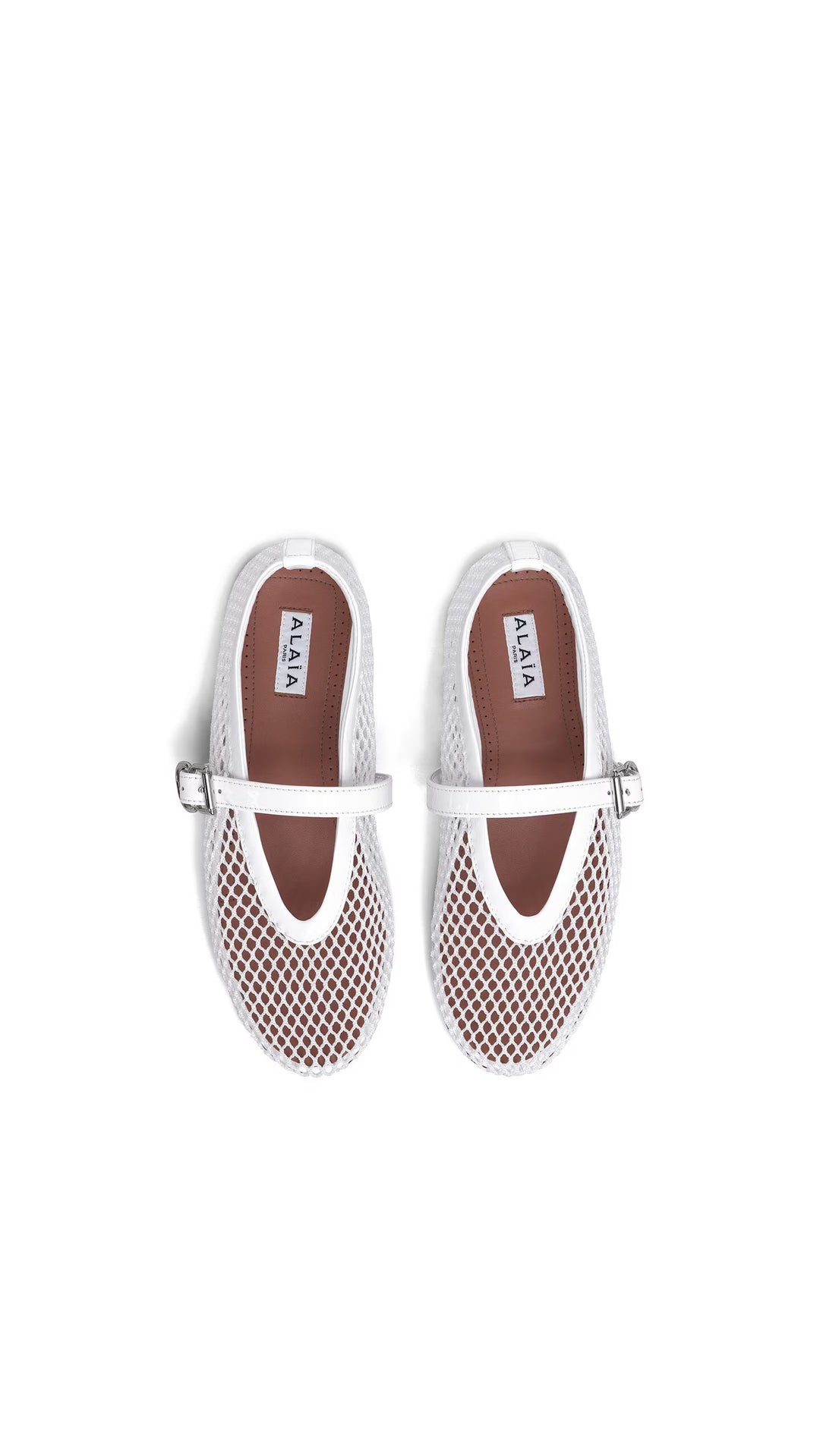 Ballet Flats Patent Mesh