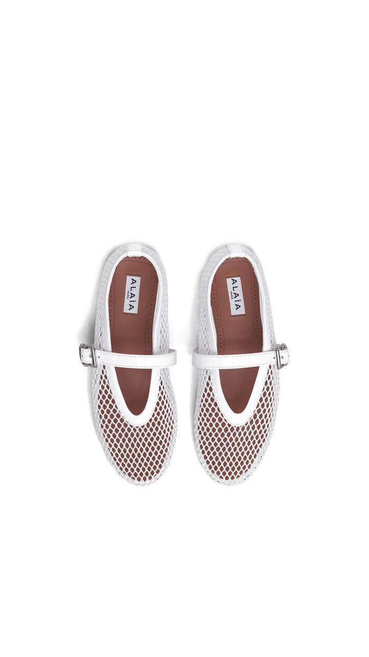 Ballet Flats Patent Mesh