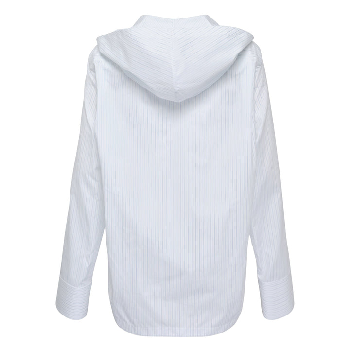 Hooded Shirt Cotton Poplin