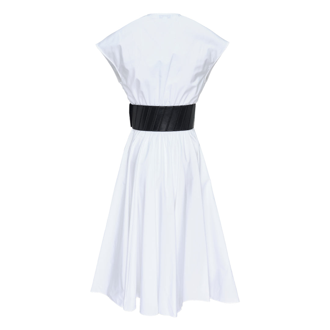 ALAIA Belt Dress Supima Cotton Poplin – Available at Club 21, Official Retailer in Singapore, Malaysia & Thailand with Global Shipping Online