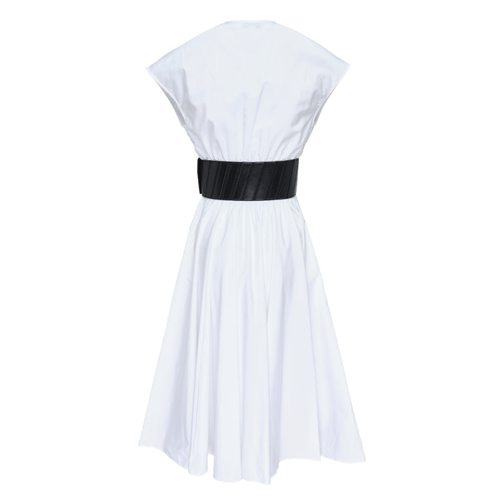 ALAIA Belt Dress Supima Cotton Poplin – Available at Club 21, Official Retailer in Singapore, Malaysia & Thailand with Global Shipping Online