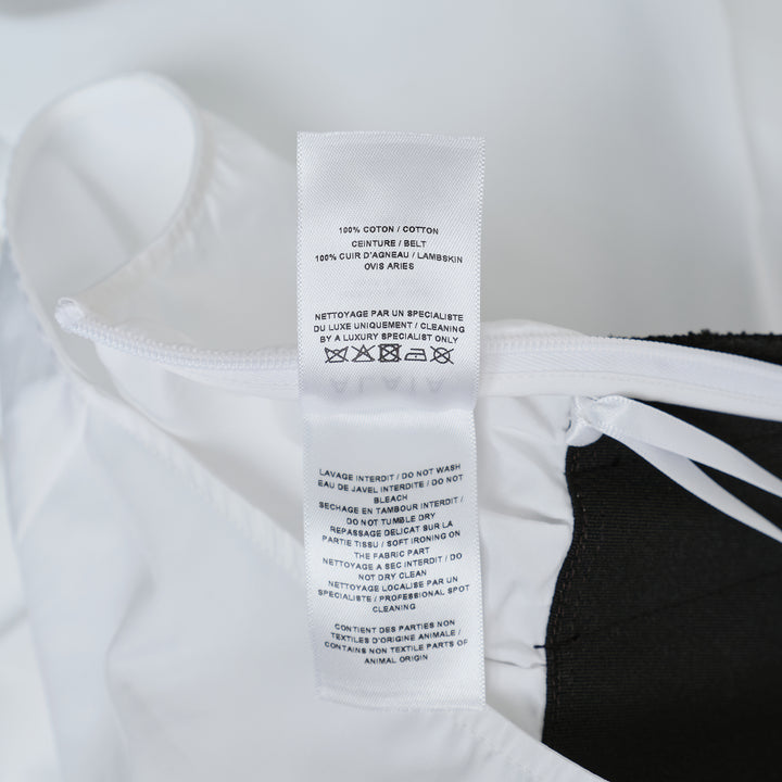 ALAIA Belt Dress Supima Cotton Poplin – Available at Club 21, Official Retailer in Singapore, Malaysia & Thailand with Global Shipping Online