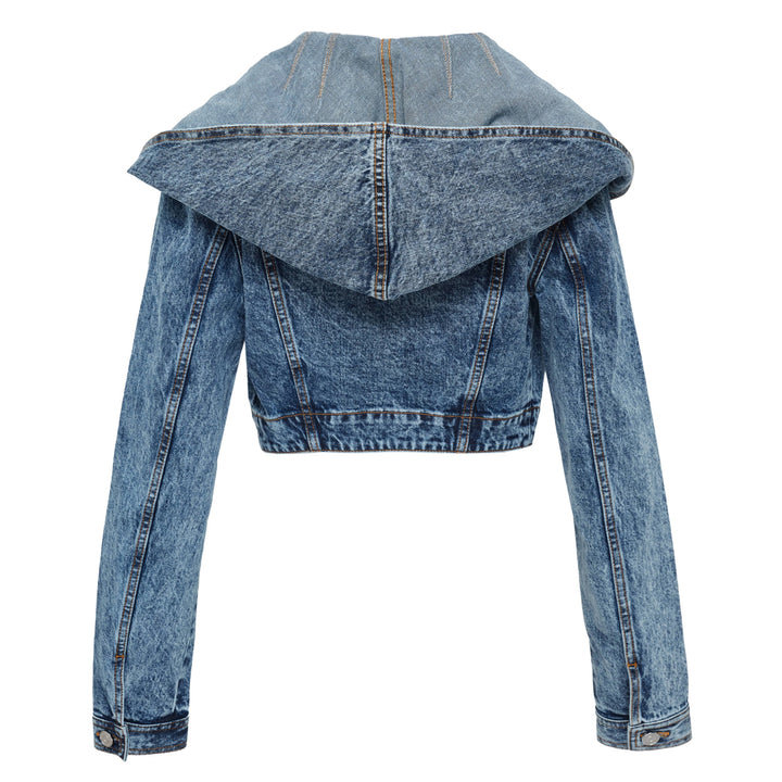 Hooded Denim Jacket