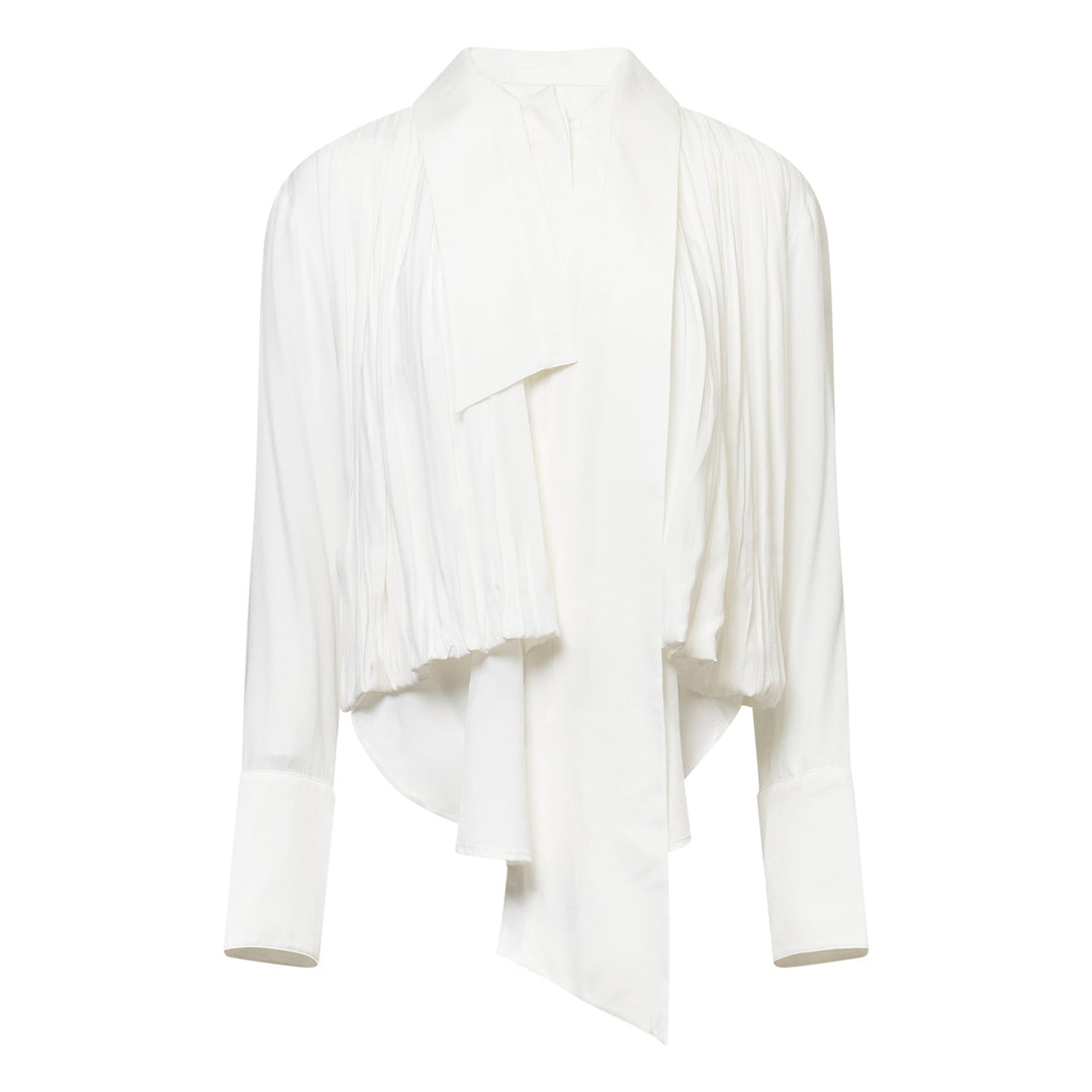 Pleats Tie Shirt