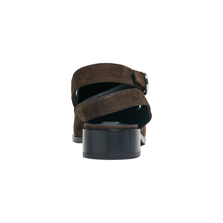 Nubuck Loafer Sandals