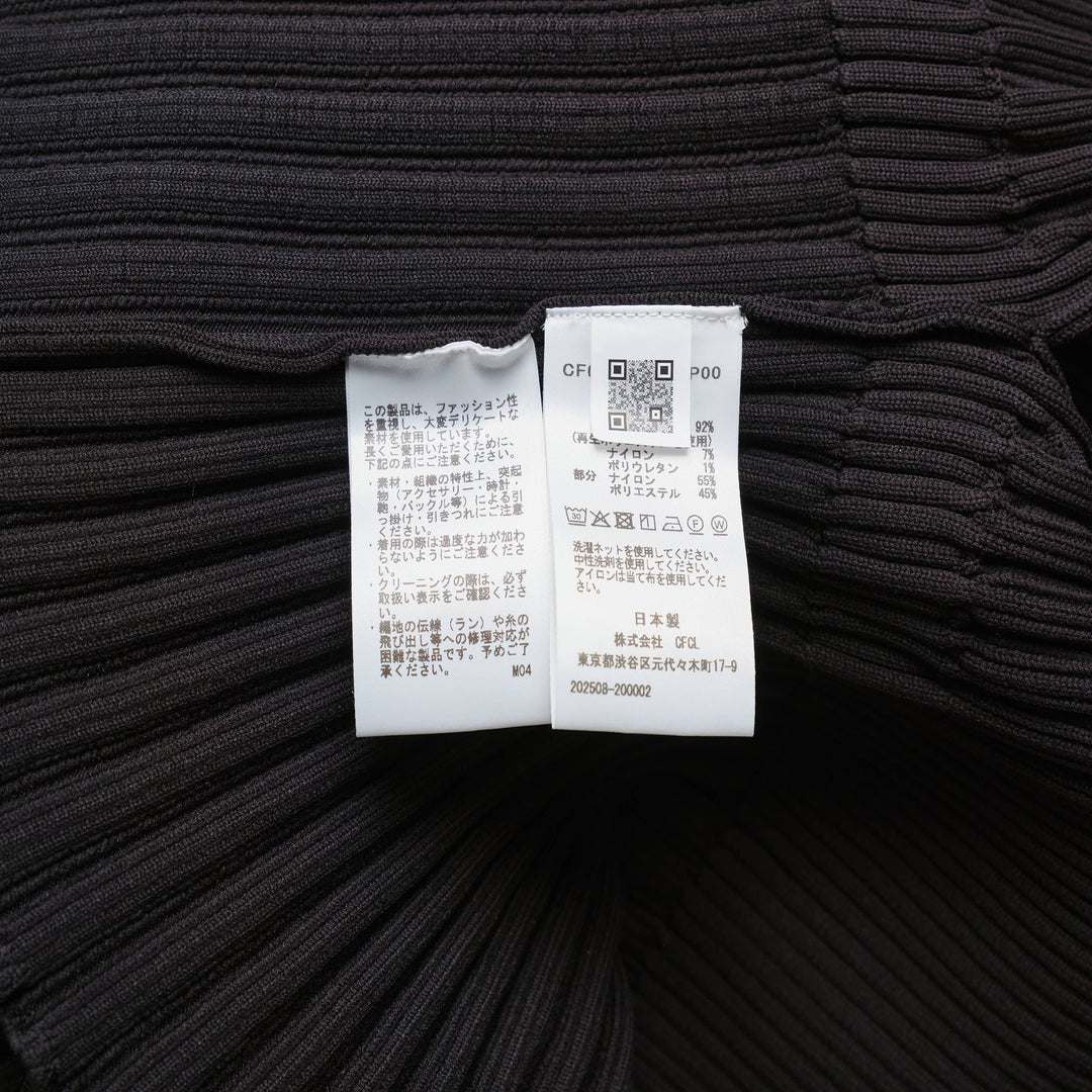 Fluted Lucent Cropped Shirt