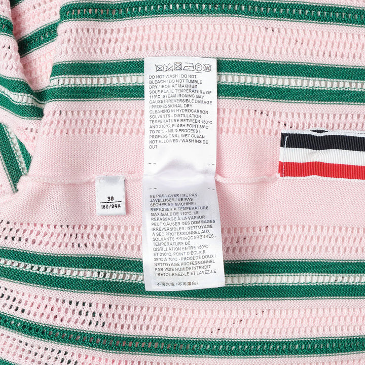 Crochet Stitch Variegated Stripe Top