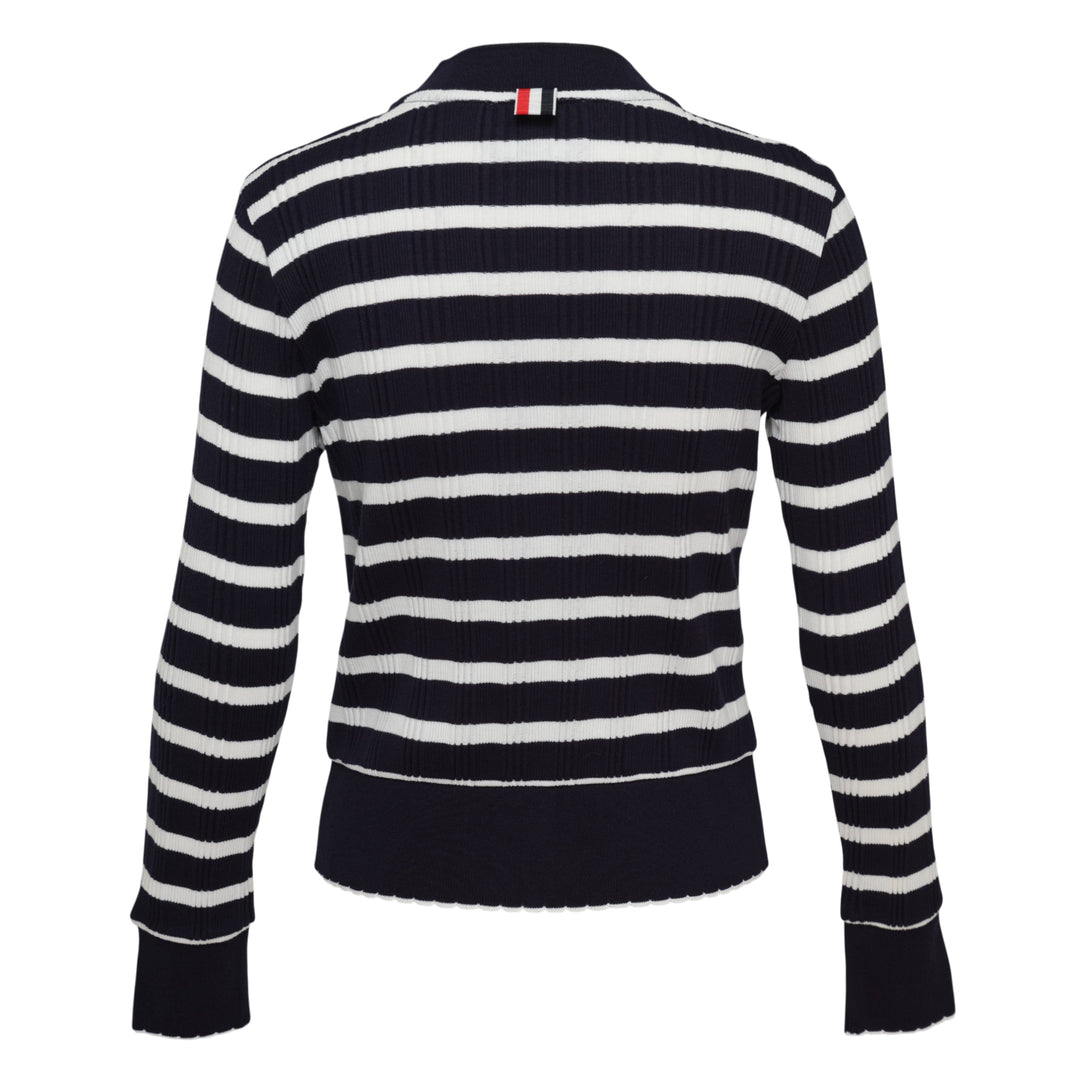 Long Sleeve Crew Neck Cardigan
