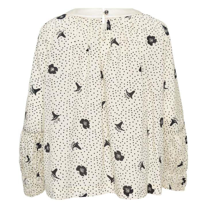 Long Sleeves Pleated Top