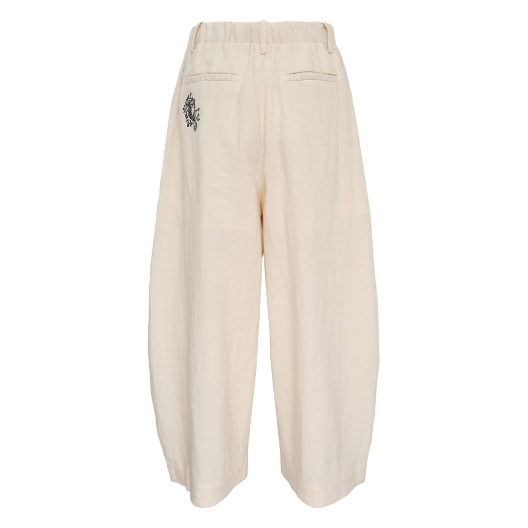 Cocoon Cotton Linen Midi Pants