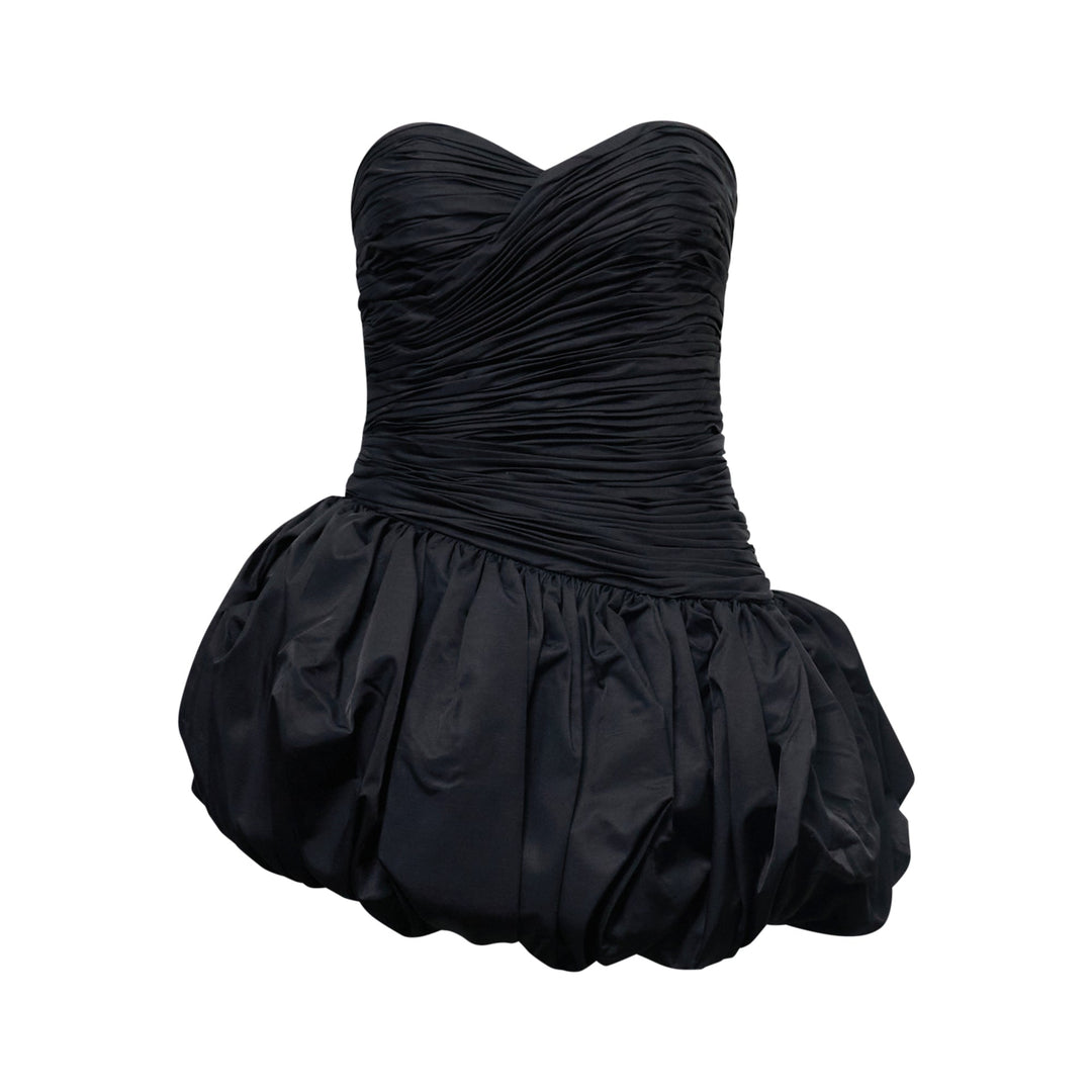 Balloon Draped Mini Dress