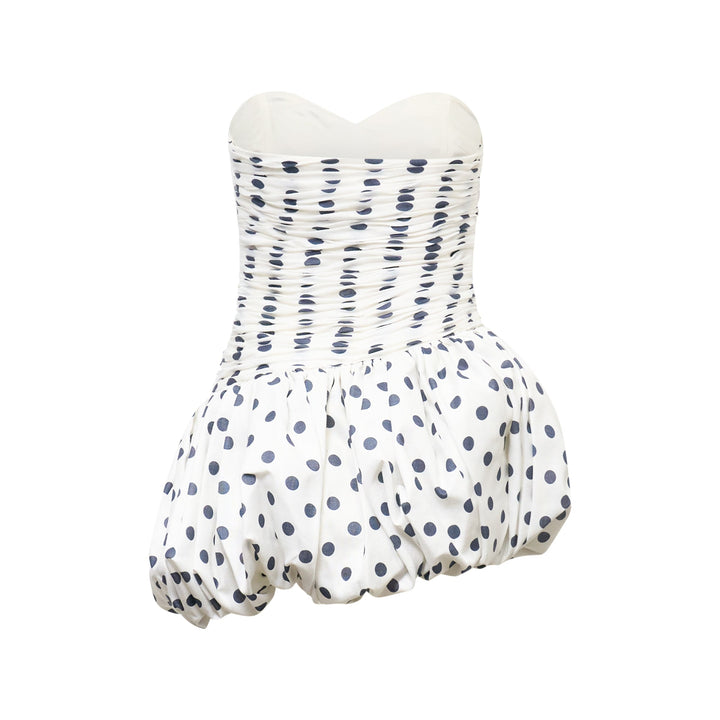 Balloon Draped Mini Dress