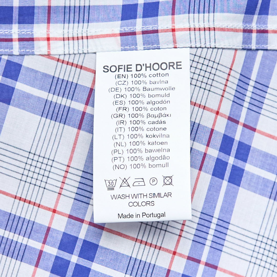 Sofie D'Hoore Round Shirt – Available at Club 21, Official Retailer in Singapore, Malaysia & Thailand with Global Shipping Online