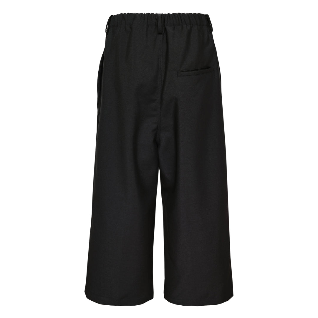 Crop Bermuda With Elastic Waist