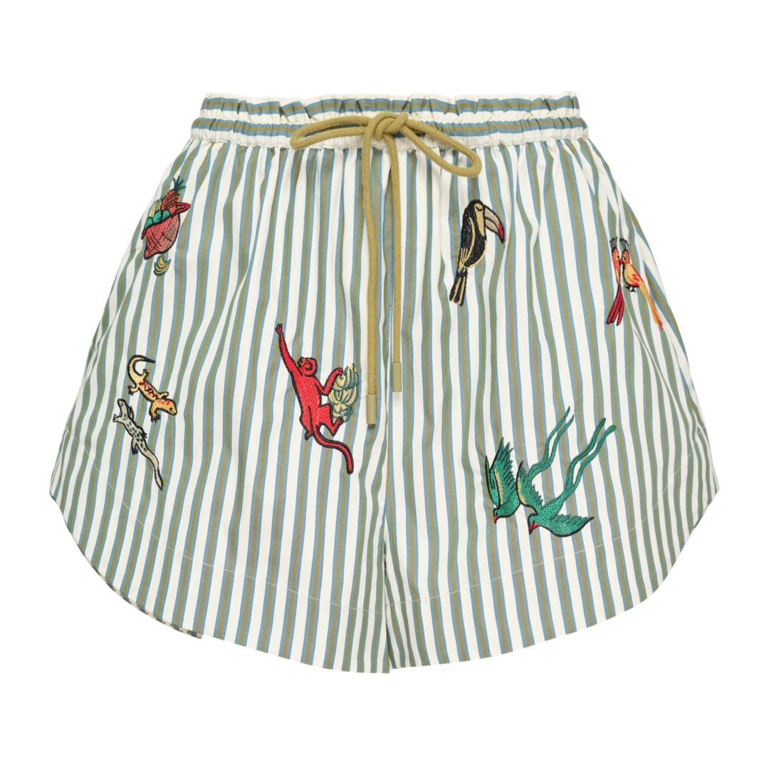 Bisou Embroidered Shorts