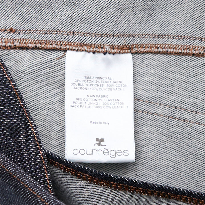 Courrèges Denim Back Panel Bermuda Shorts – Available at Club 21, Official Retailer in Singapore, Malaysia & Thailand with Global Shipping Online