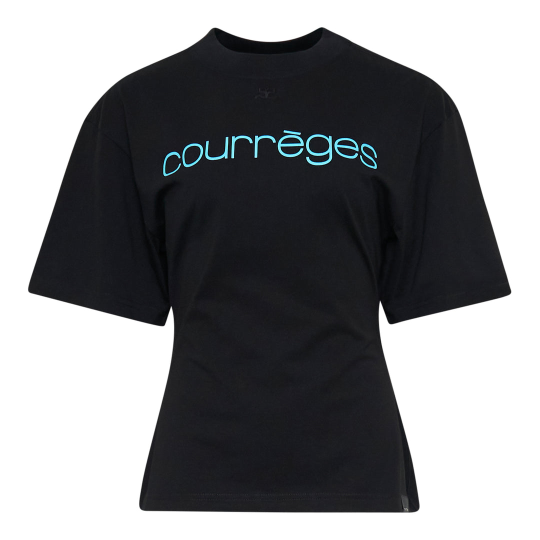 Courrèges Waisted Printed T-Shirt – Available at Club 21, Official Retailer in Singapore, Malaysia & Thailand with Global Shipping Online