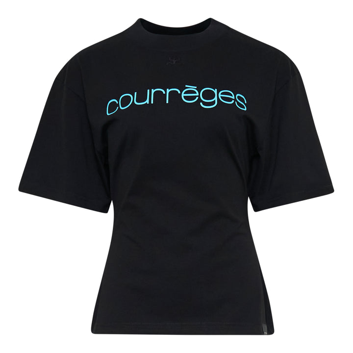 Courrèges Waisted Printed T-Shirt – Available at Club 21, Official Retailer in Singapore, Malaysia & Thailand with Global Shipping Online