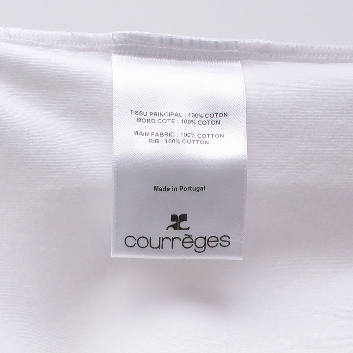 Courrèges Signature Contrast T-Shirt – Available at Club 21, Official Retailer in Singapore, Malaysia & Thailand with Global Shipping Online