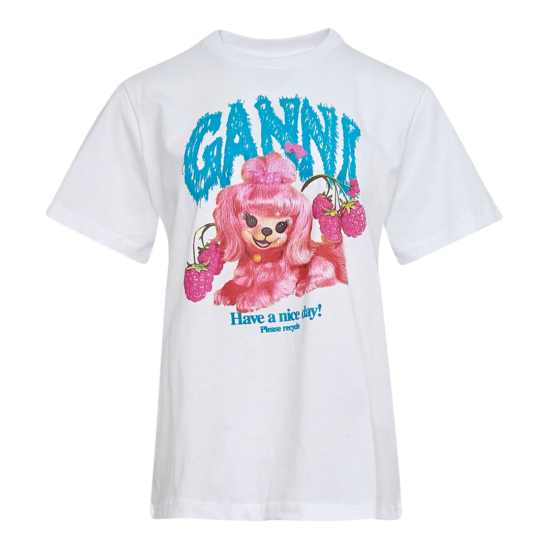 GANNI Basic Cotton Jersey T-Shirt – Available at Club 21, Official Retailer in Singapore, Malaysia & Thailand with Global Shipping Online