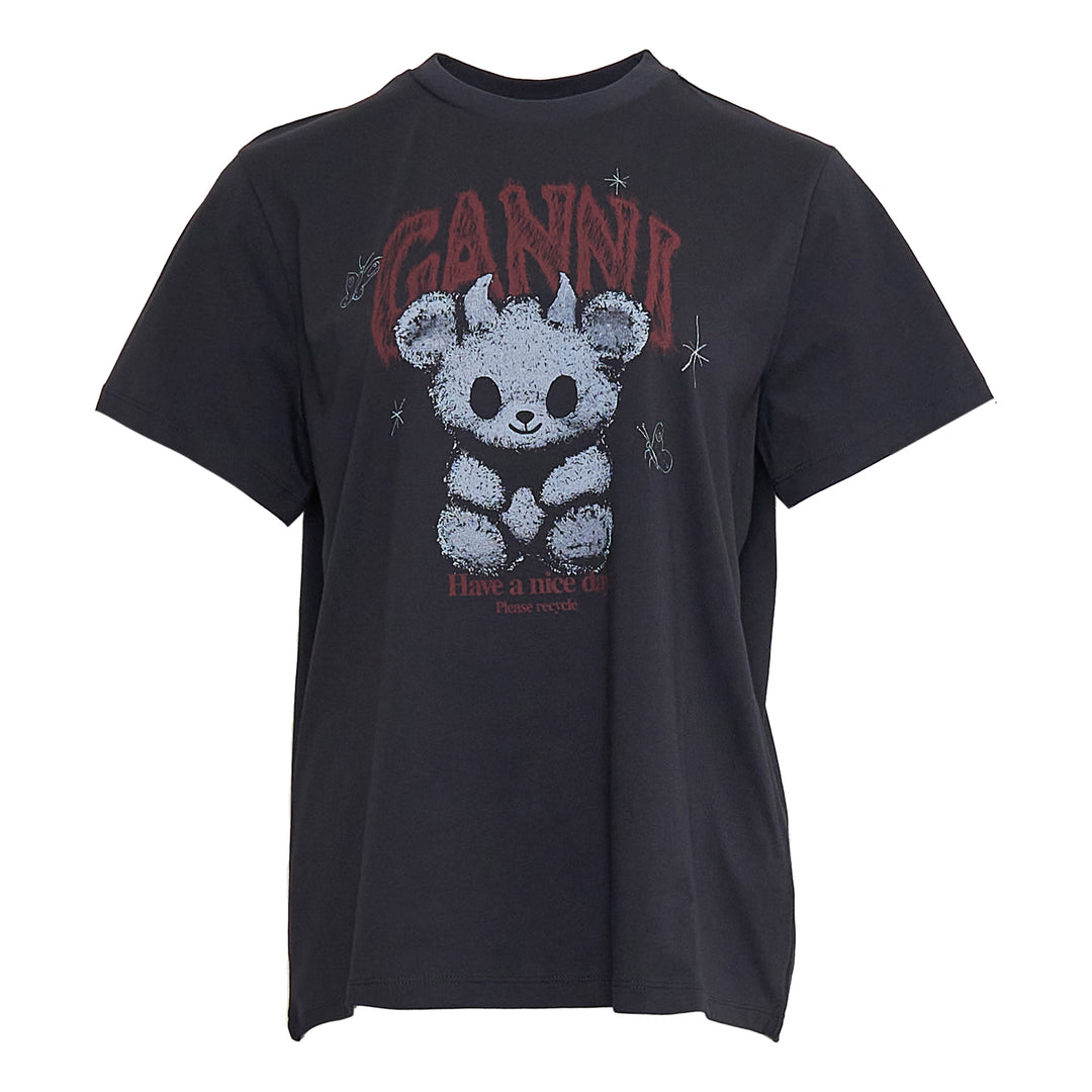 GANNI Future Heavy Jersey T-Shirt – Available at Club 21, Official Retailer in Singapore, Malaysia & Thailand with Global Shipping Online