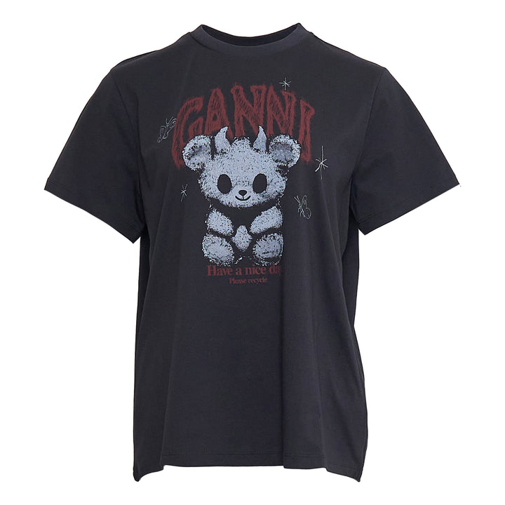 GANNI Future Heavy Jersey T-Shirt – Available at Club 21, Official Retailer in Singapore, Malaysia & Thailand with Global Shipping Online