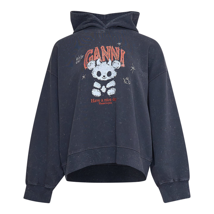 GANNI Isoli Cropped Hoodie Teddy – Available at Club 21, Official Retailer in Singapore, Malaysia & Thailand with Global Shipping Online