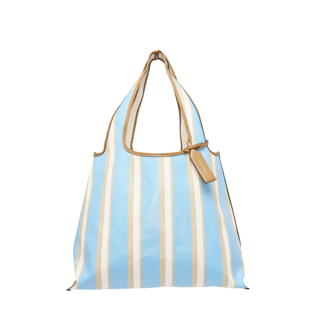 Dual Stripe Market Tote