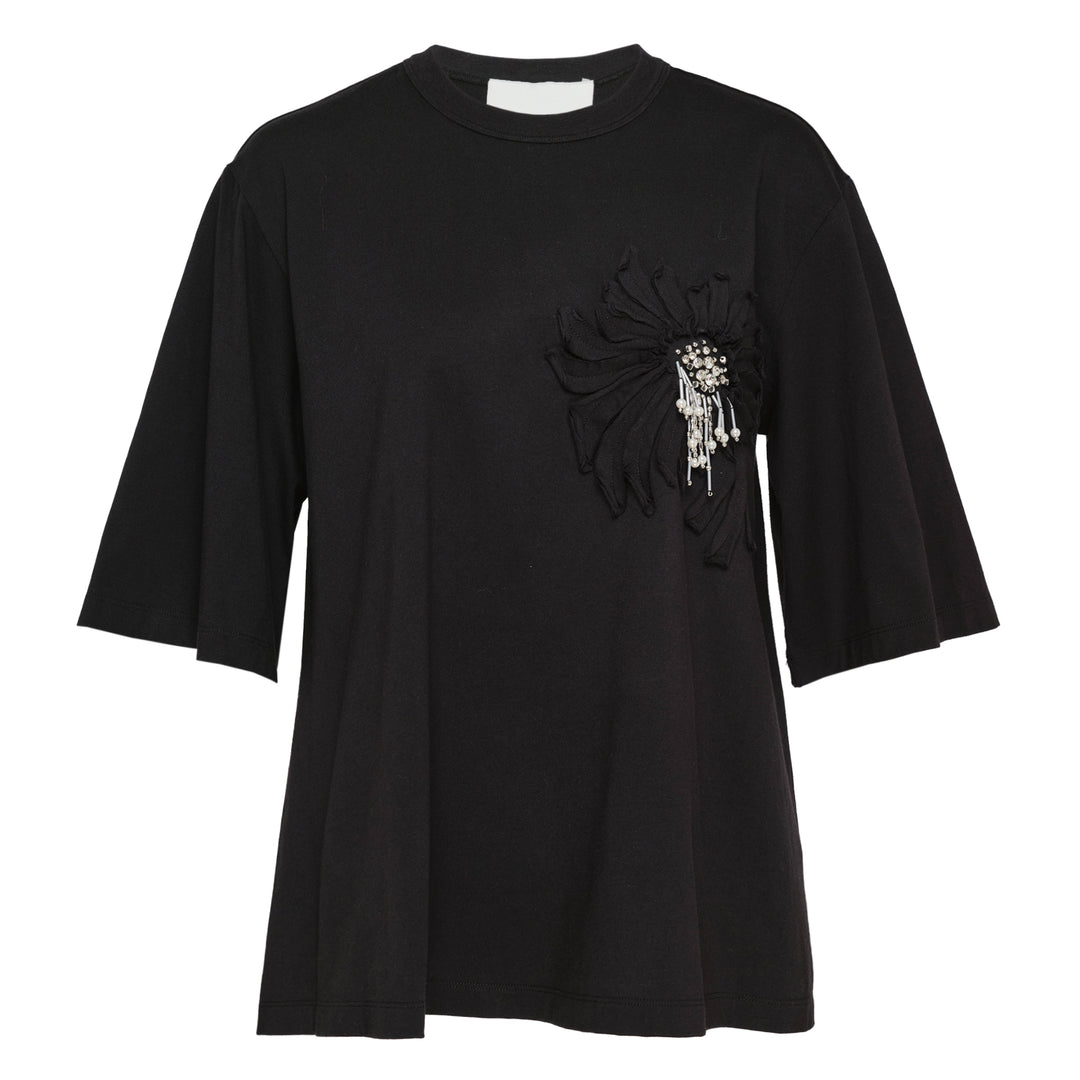 3.1 Phillip Lim Trapeze T-Shirt With Floral Appliqué – Available at Club 21, Official Retailer in Singapore, Malaysia & Thailand with Global Shipping Online
