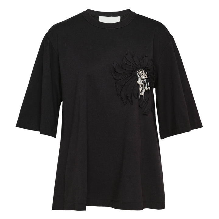 3.1 Phillip Lim Trapeze T-Shirt With Floral Appliqué – Available at Club 21, Official Retailer in Singapore, Malaysia & Thailand with Global Shipping Online