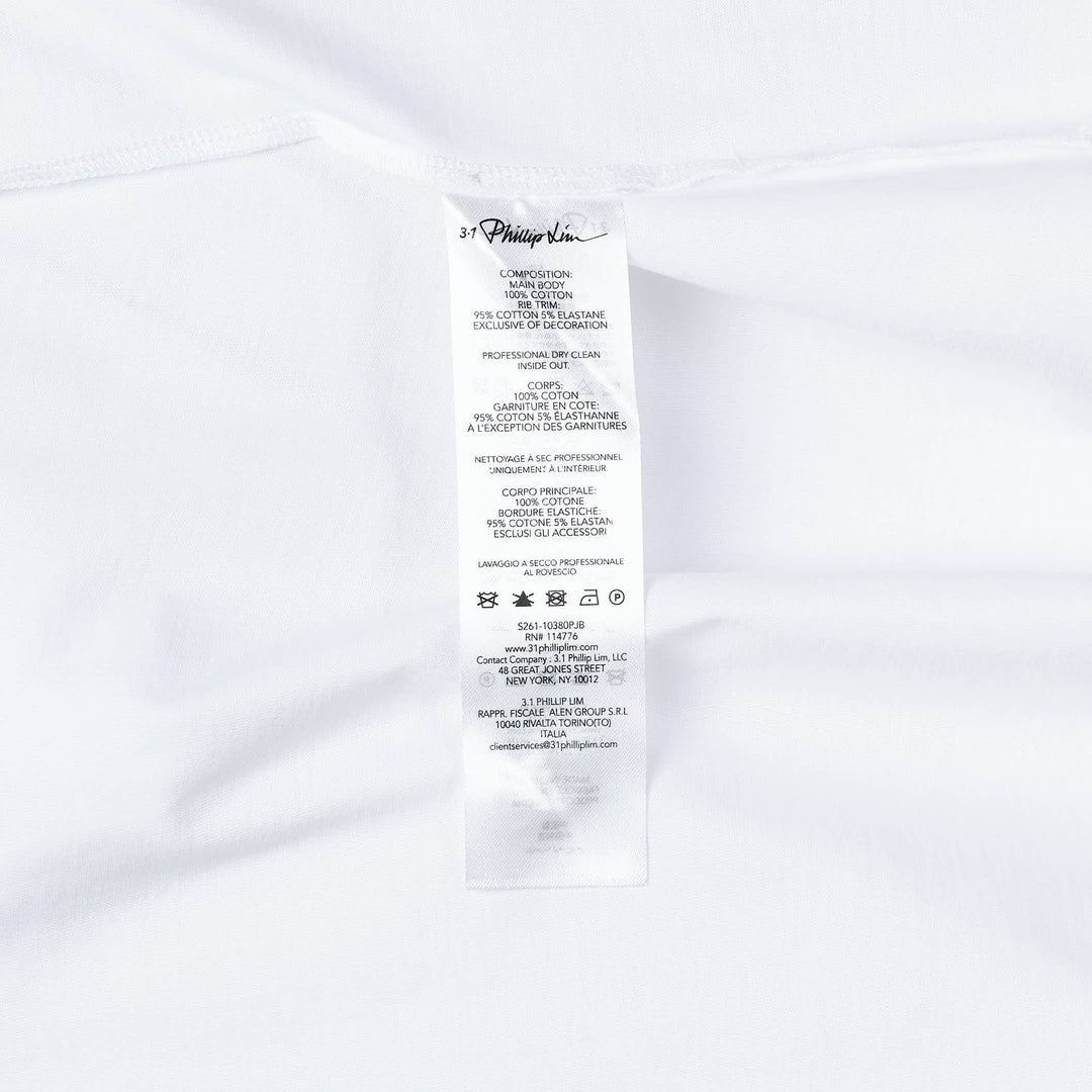 3.1 Phillip Lim Trapeze T-Shirt With Floral Applique – Available at Club 21, Official Retailer in Singapore, Malaysia & Thailand with Global Shipping Online