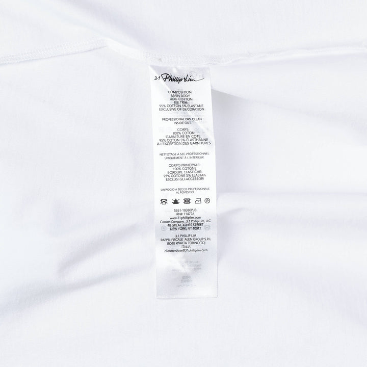 3.1 Phillip Lim Trapeze T-Shirt With Floral Applique – Available at Club 21, Official Retailer in Singapore, Malaysia & Thailand with Global Shipping Online