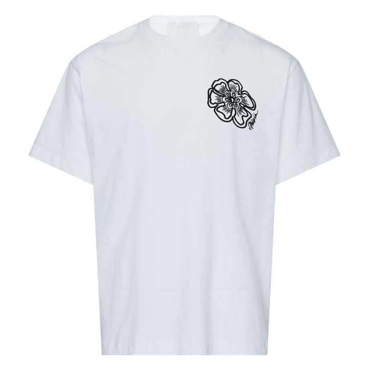 3.1 Phillip Lim Flower Embroidered T-Shirt – Available at Club 21, Official Retailer in Singapore, Malaysia & Thailand with Global Shipping Online