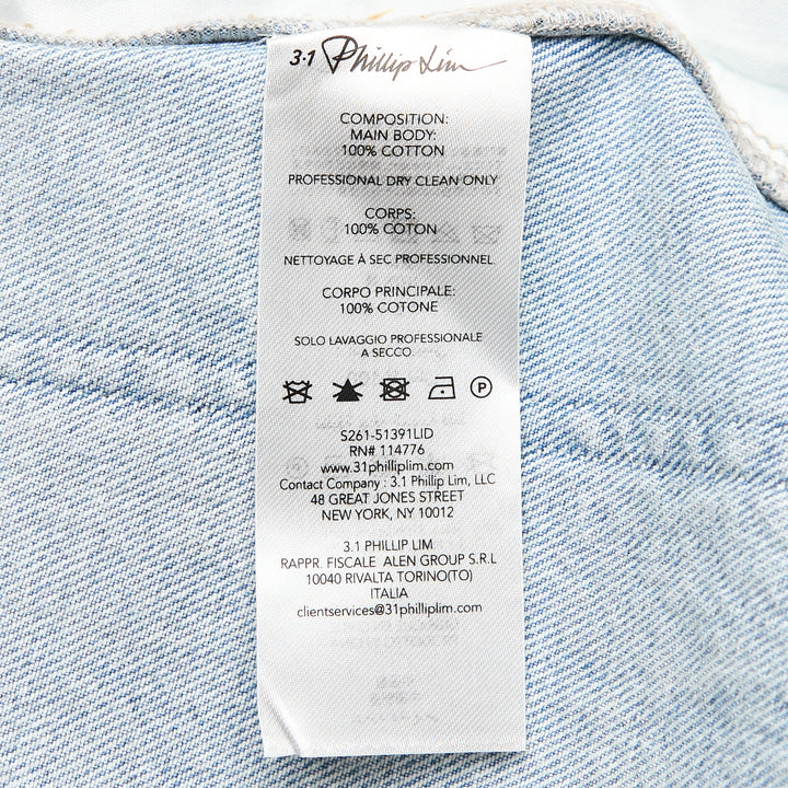 3.1 Phillip Lim Ghost Patch Lightweight Denim – Available at Club 21, Official Retailer in Singapore, Malaysia & Thailand with Global Shipping Online