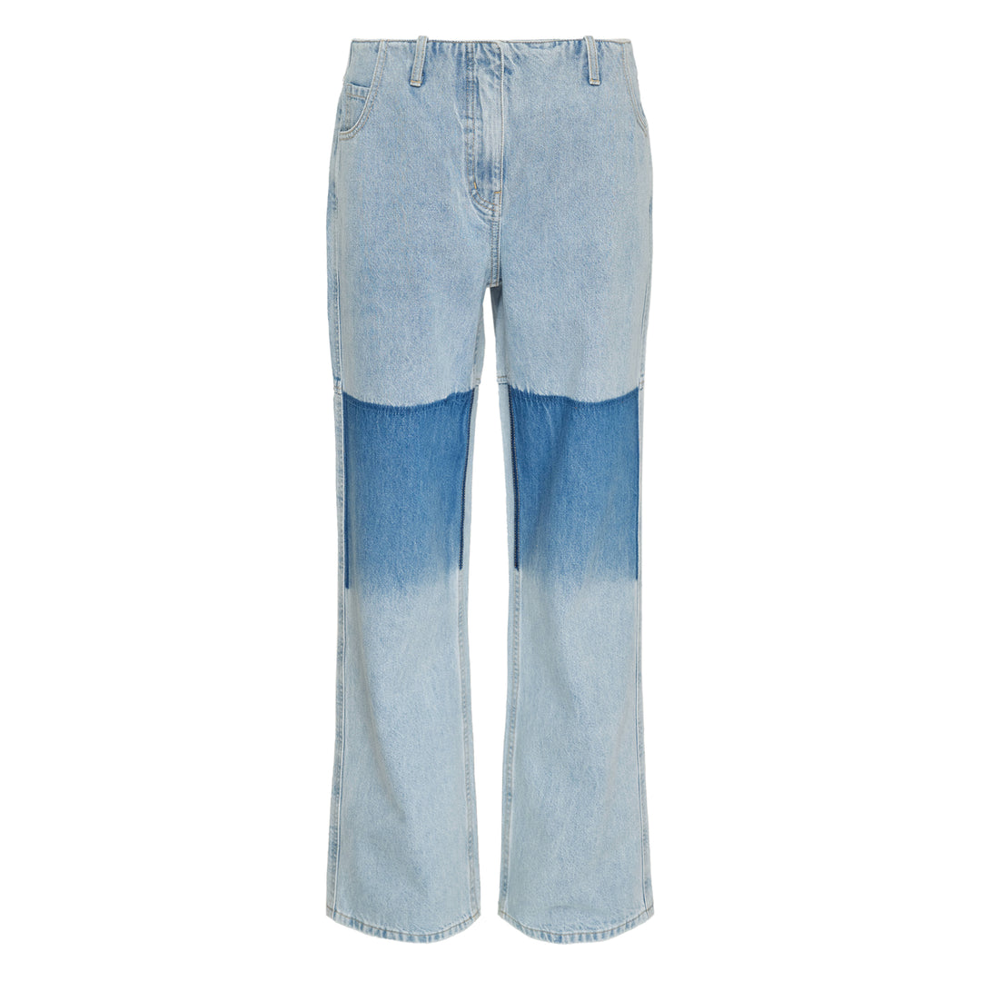 Ghost Patch Straight Leg Denim