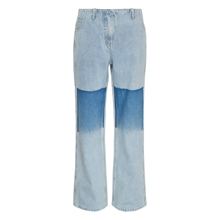 Ghost Patch Straight Leg Denim