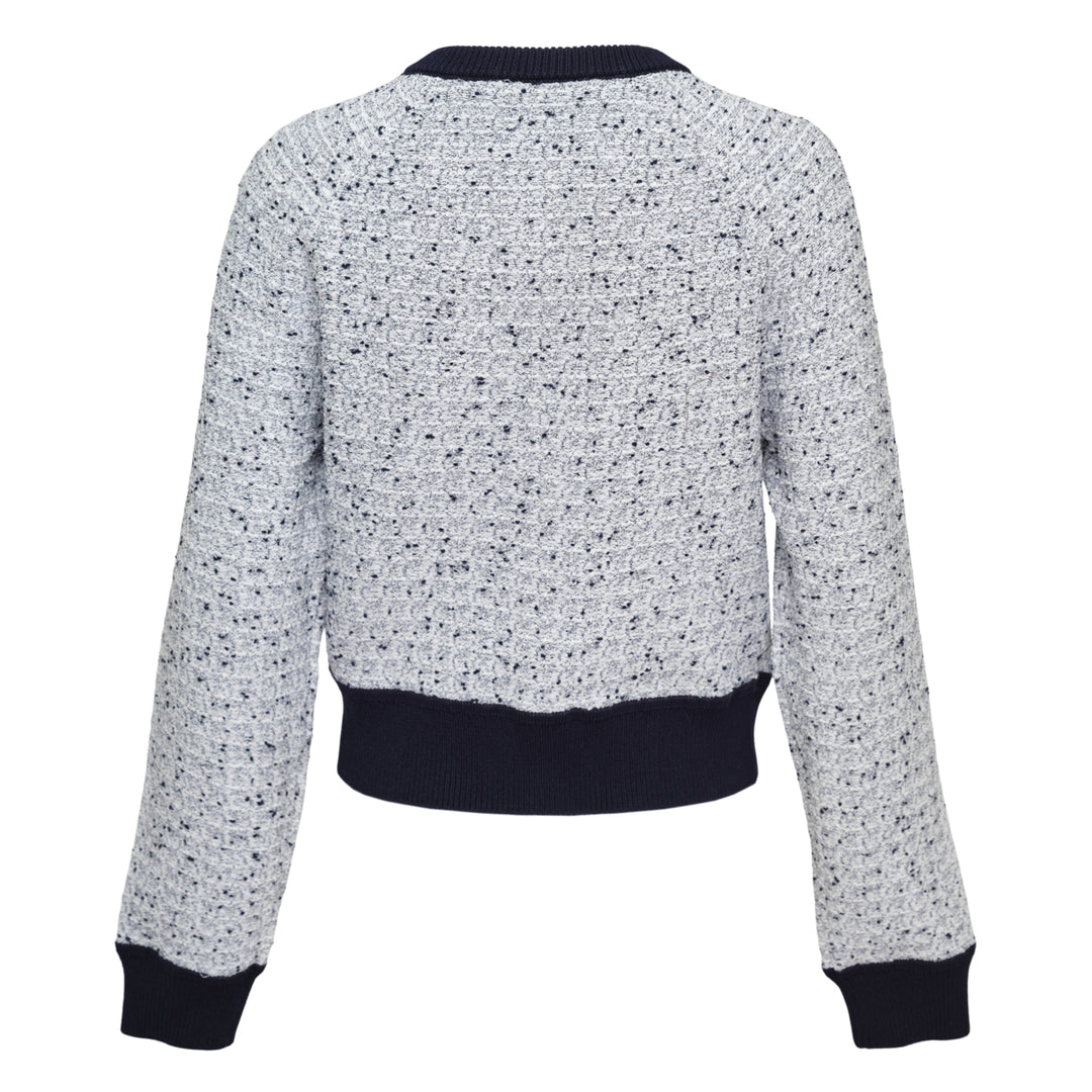 Long Sleeve Crew Neck Raglan Cardigan