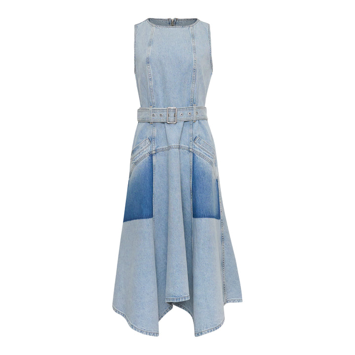 3.1 Phillip Lim Ghost Patch Belted Sleeveless Midi Dress – Available at Club 21, Official Retailer in Singapore, Malaysia & Thailand with Global Shipping Online