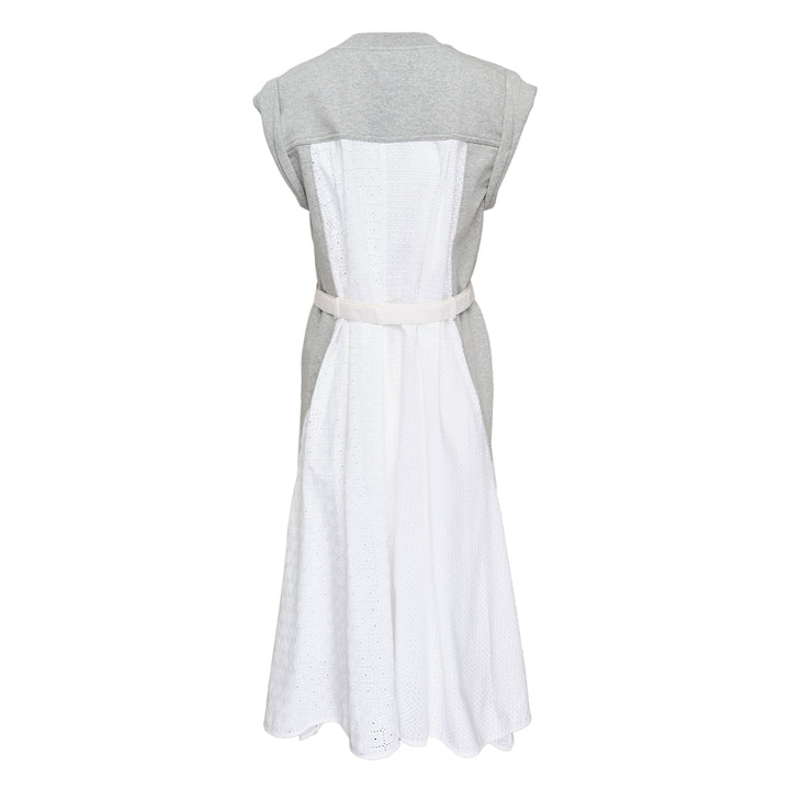 Sleeveless French Terry Midi Dress